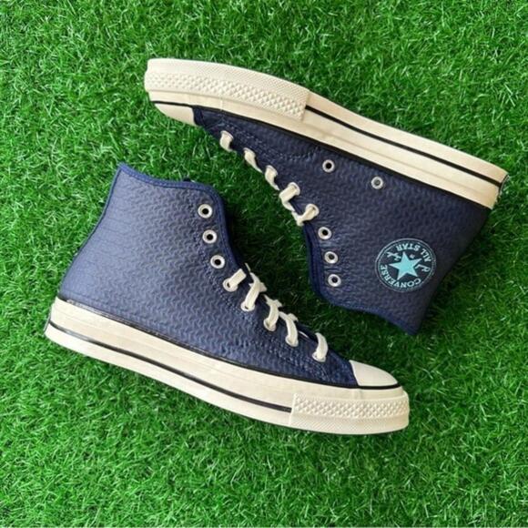 🍀New Converse Chuck Taylor All Star Chuck 70 Hi Midnight Navy - Picture 2 of 7